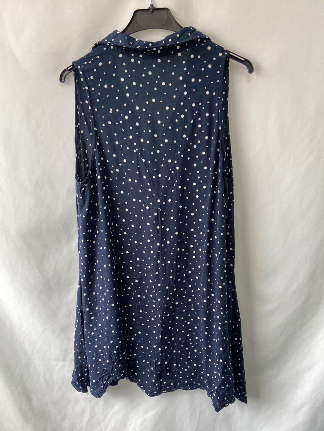 LEFTIES.Vestido azul lunares T.S