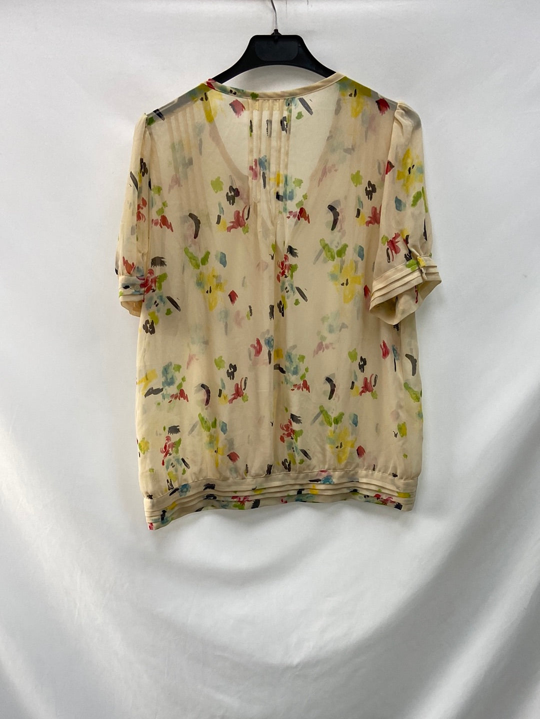 PINS&NEEDLES.Camisa semitransparente estilo vintage T.L (S/M)