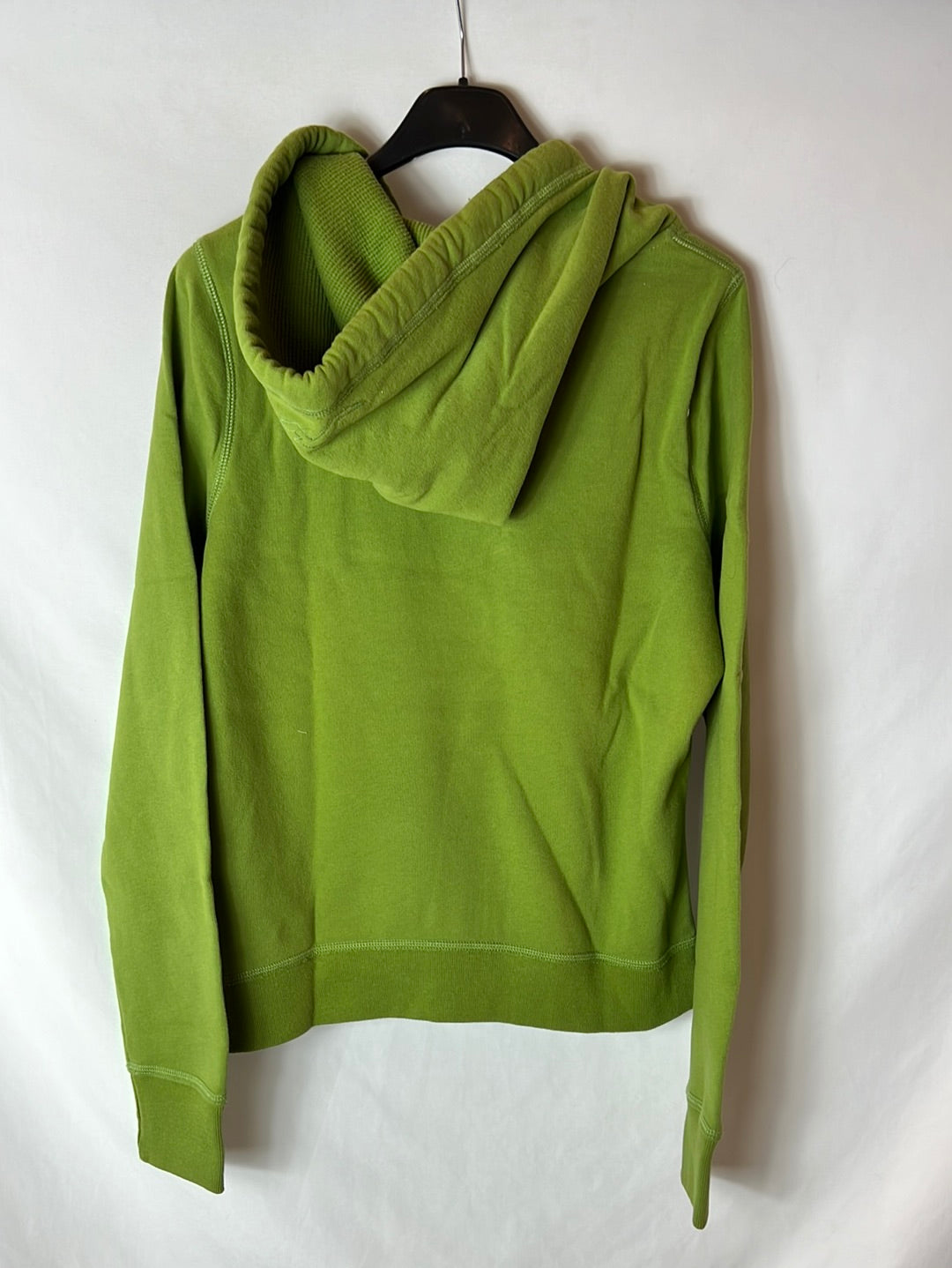 HOLLISTER. Sudadera verde capucha . T L