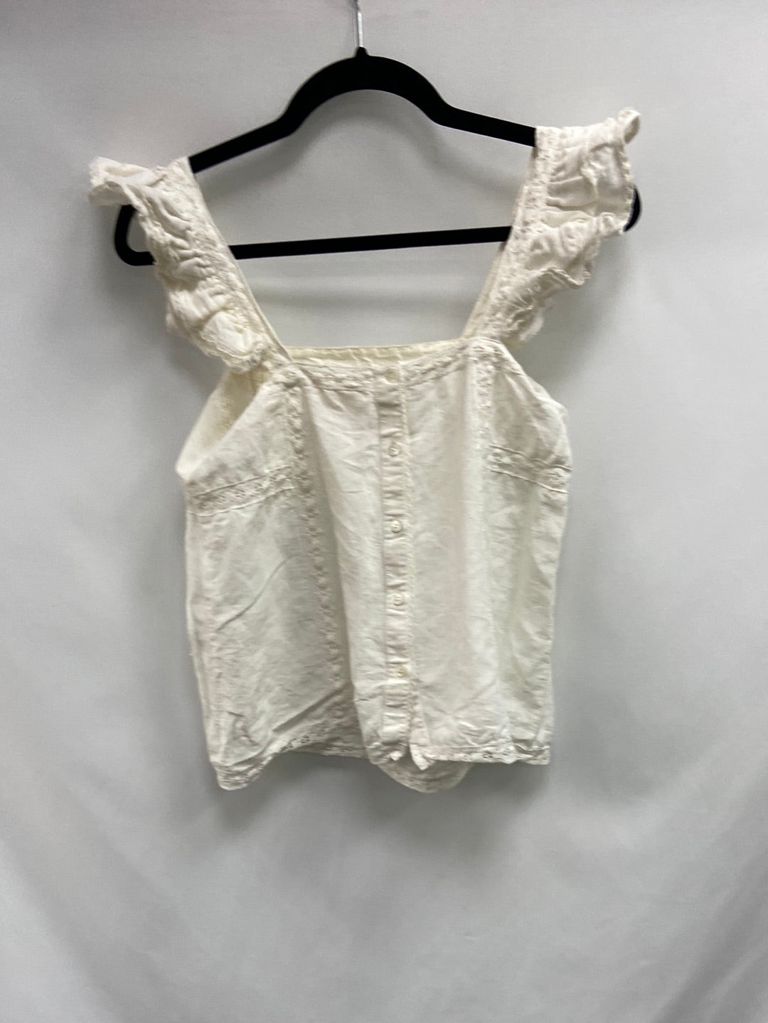 SÉZANE.White lace top S.34