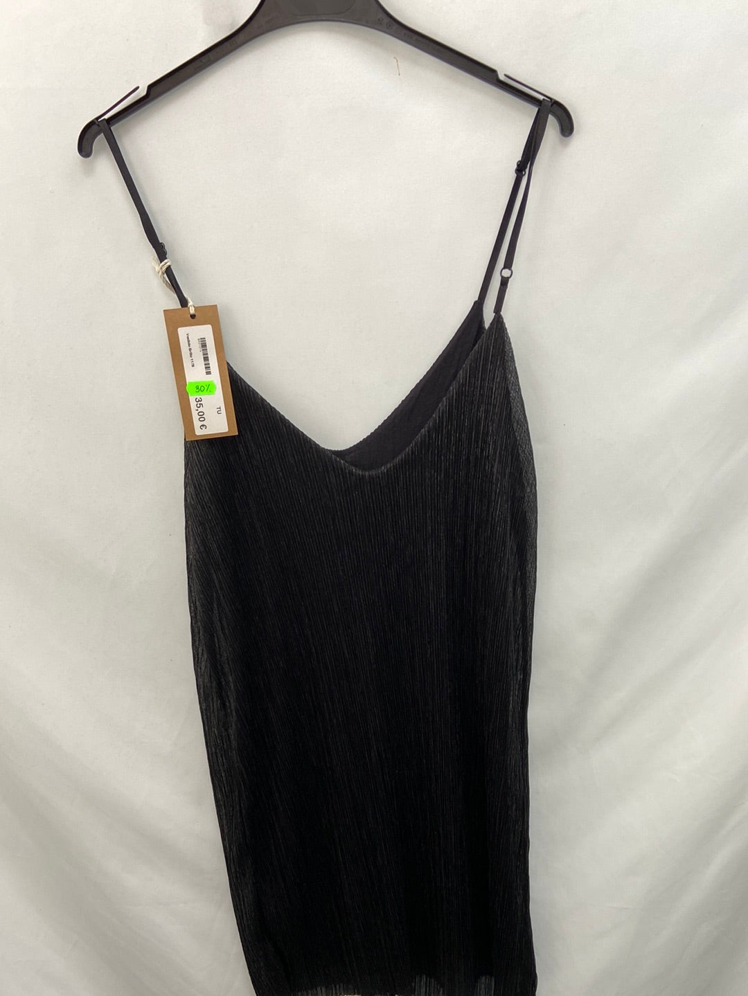 LOLITA MORROS.Vestido plisado brillo Tu(s/m)