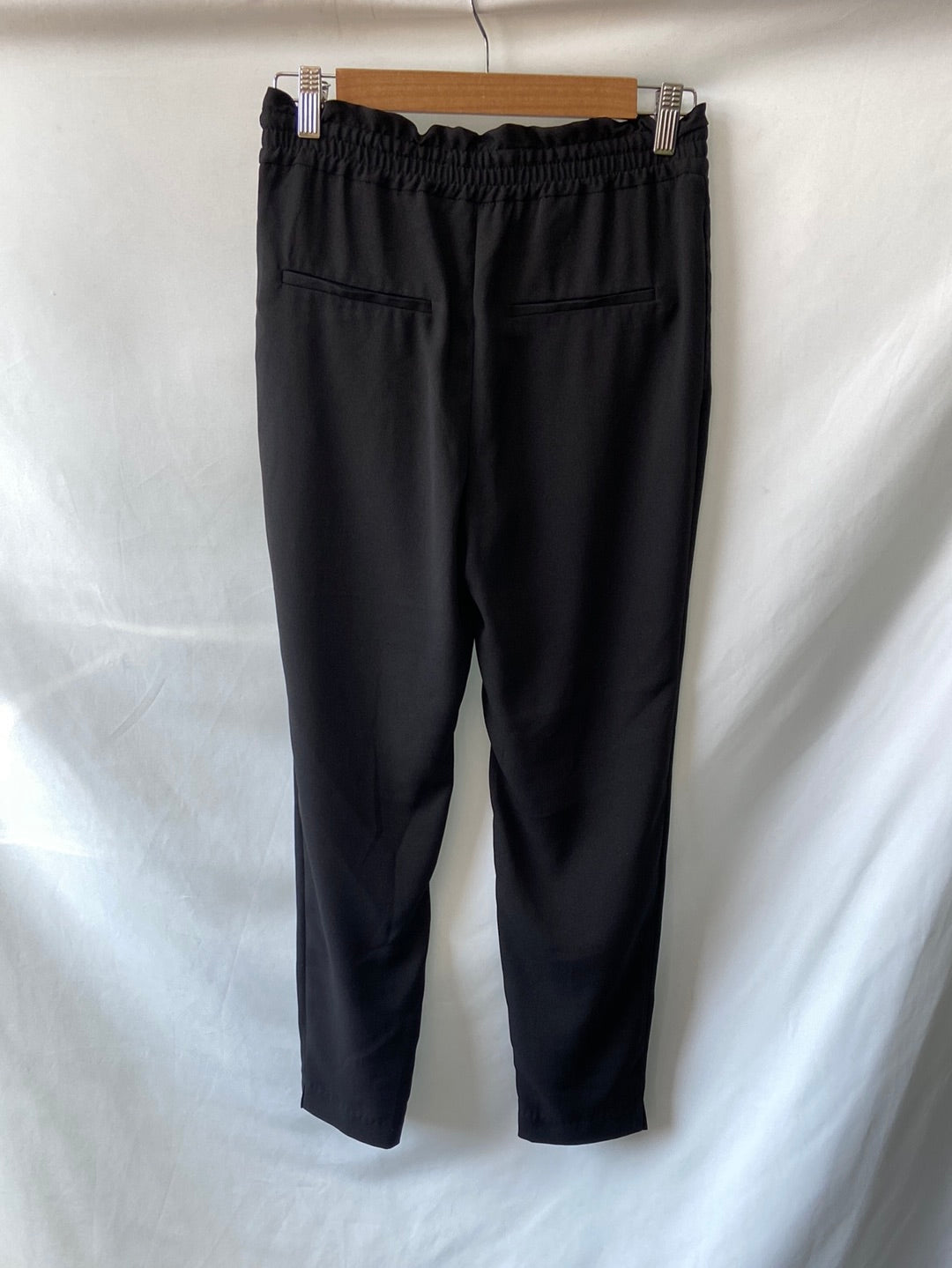 ZARA. Relaxed black trousers S.XS