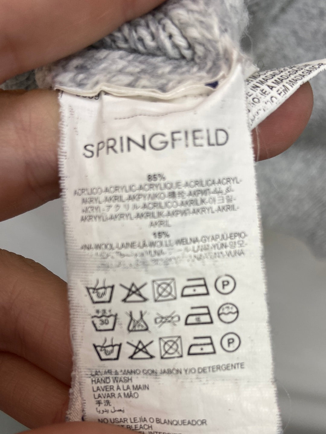 SPRINGFIELD.Jersey gris T.XL