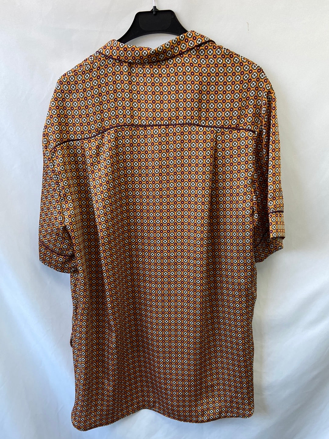 ZARA.Ts retro print pajama blouse