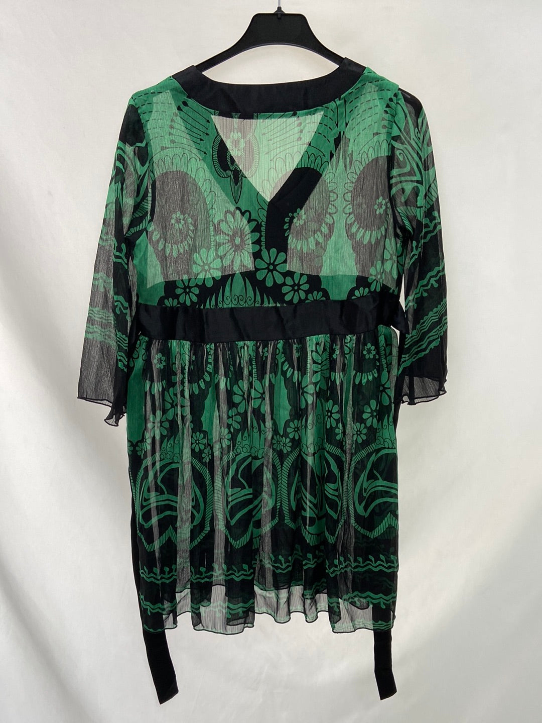 MINA UK. Sheer blouse/short dress TM/L