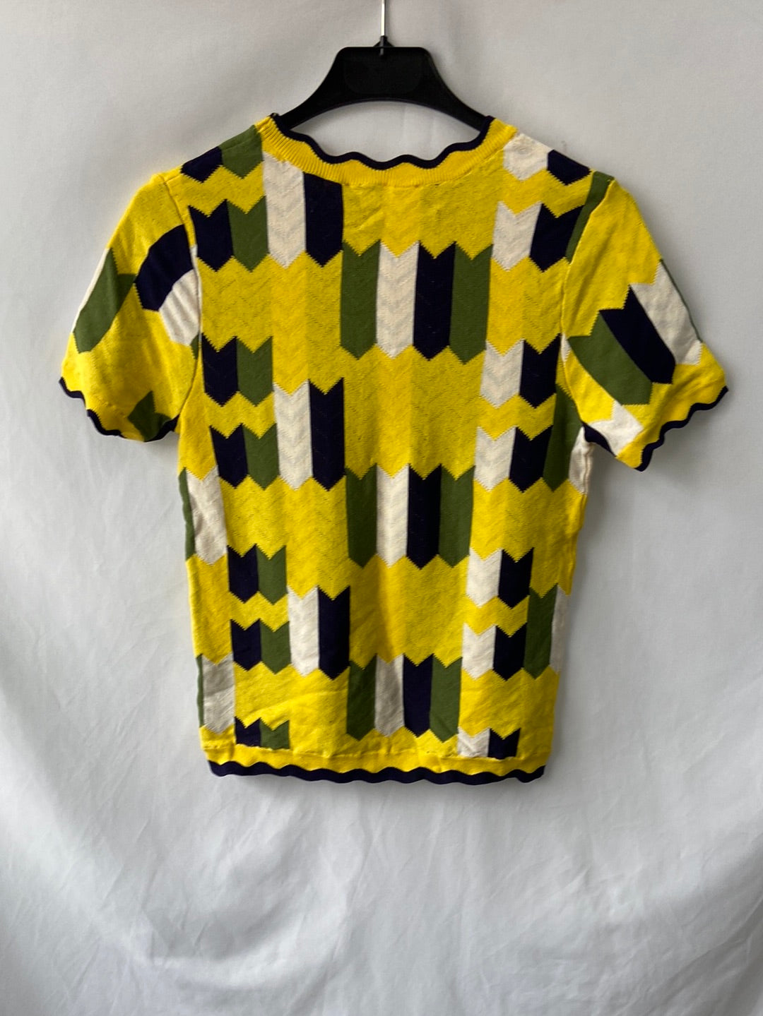 ZARA KNIT.Top punto manga corta T.S