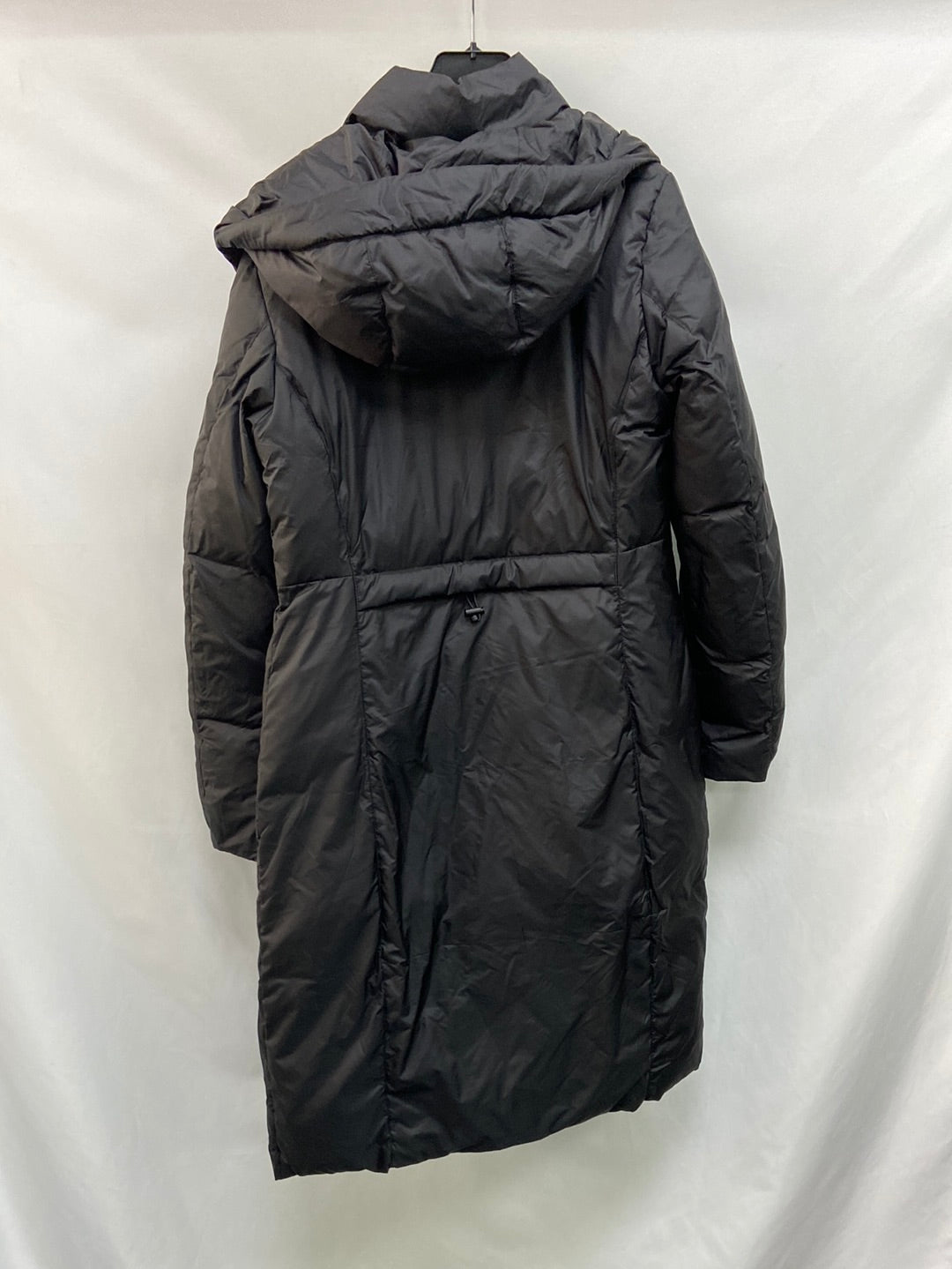 ZARA.Plumas largo negro T.s