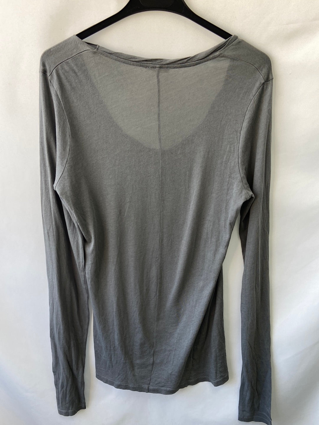 AMERICAN VINTAGE.Camiseta manga larga gris T.s