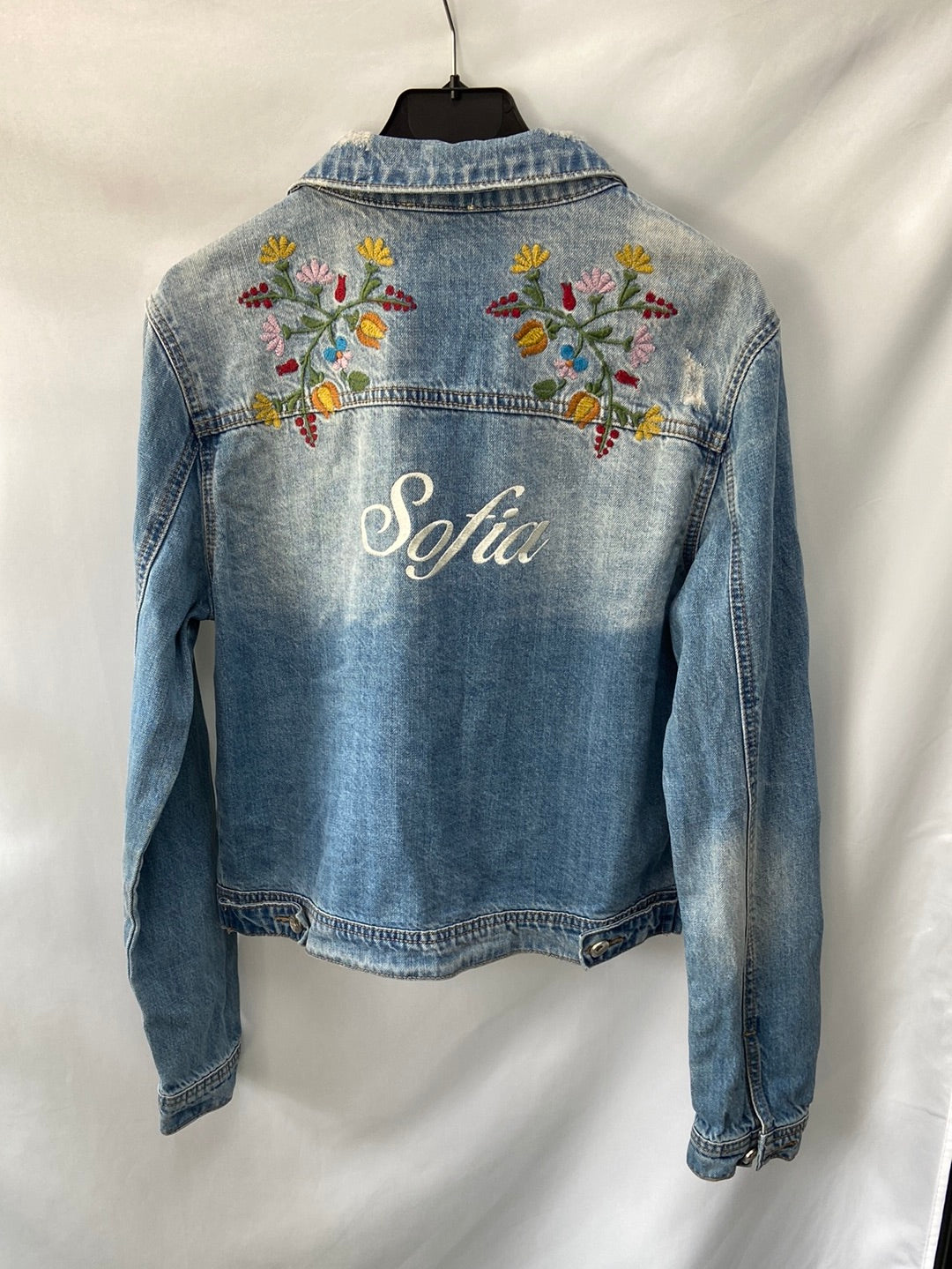 BROWNIE.Chaqueta vaquera bordada T.m