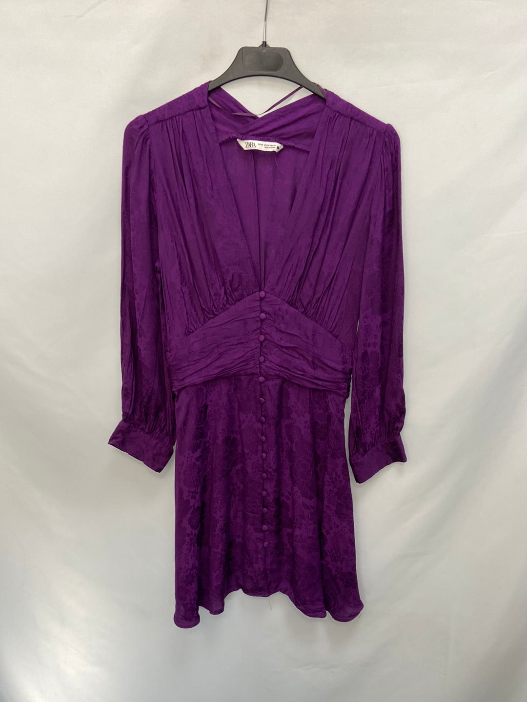 Zara Purple Lace Dress Corto Mirado  Hibuy Market