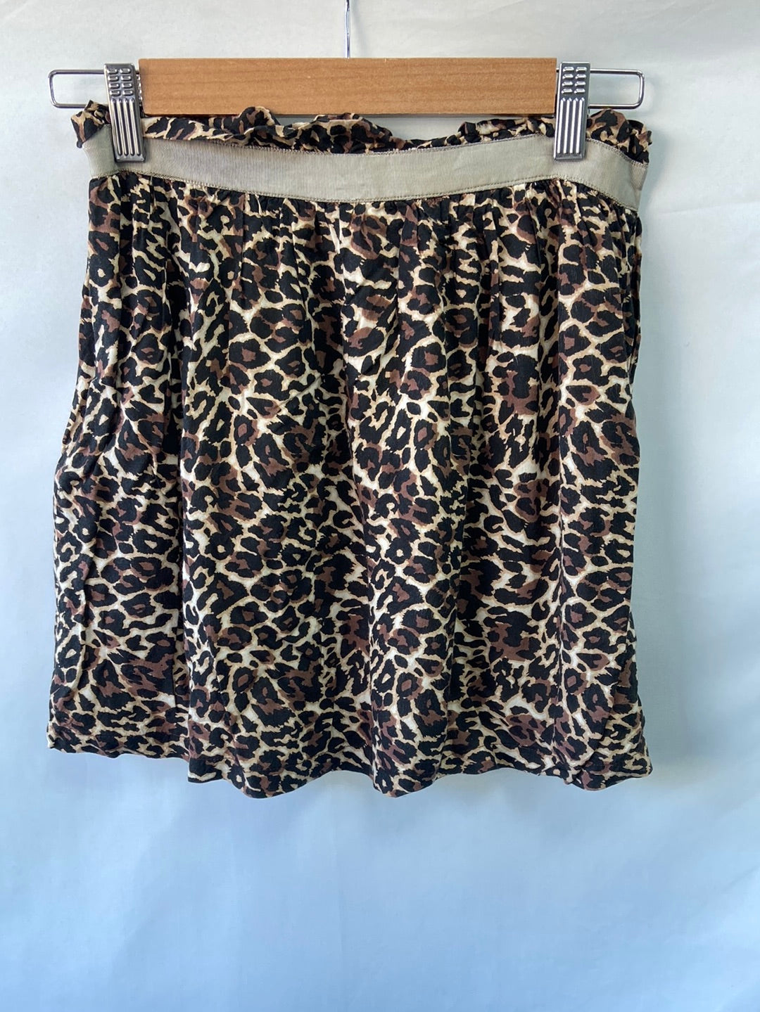 BLANCO. Falda animal print T.36