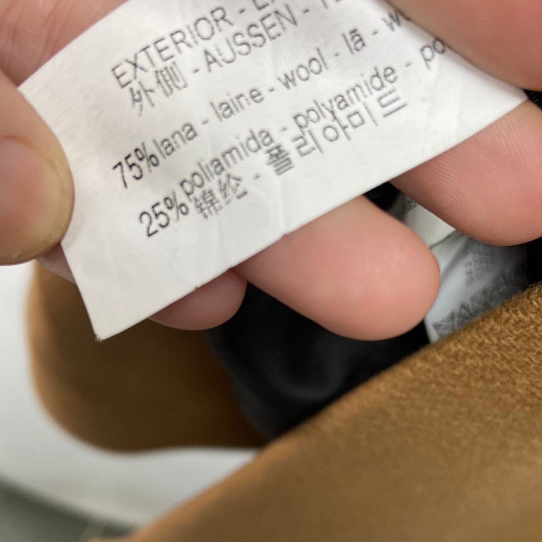 ZARA.Abrigo camel T.s