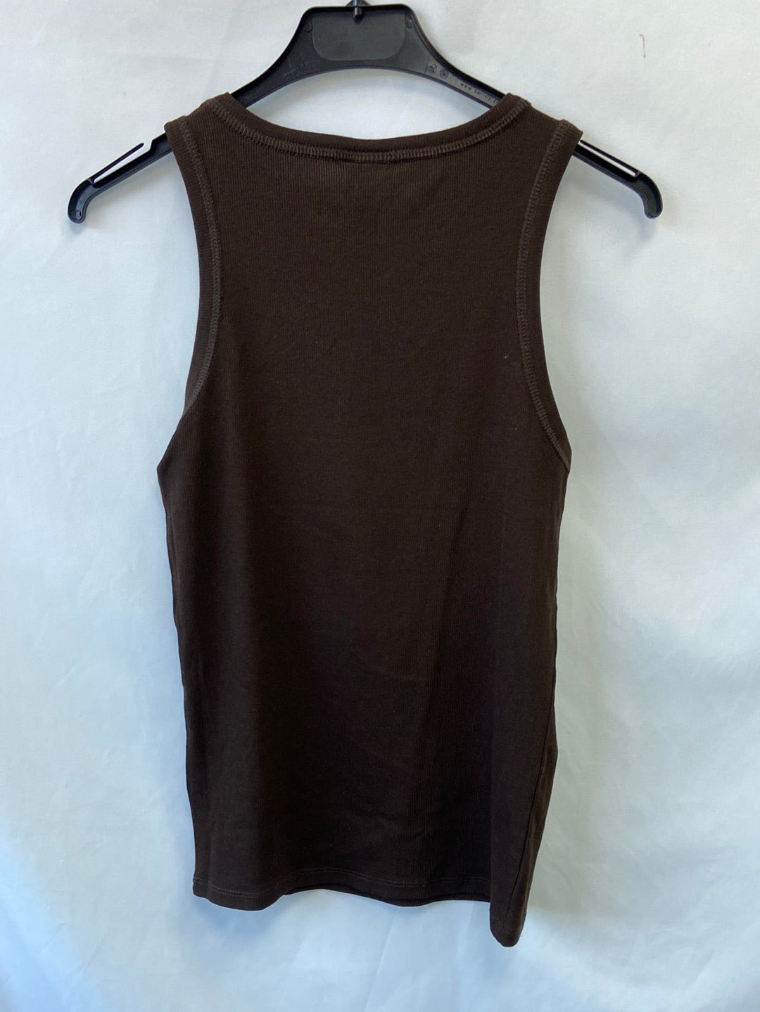 H&M.Basic brown knit top S.XS