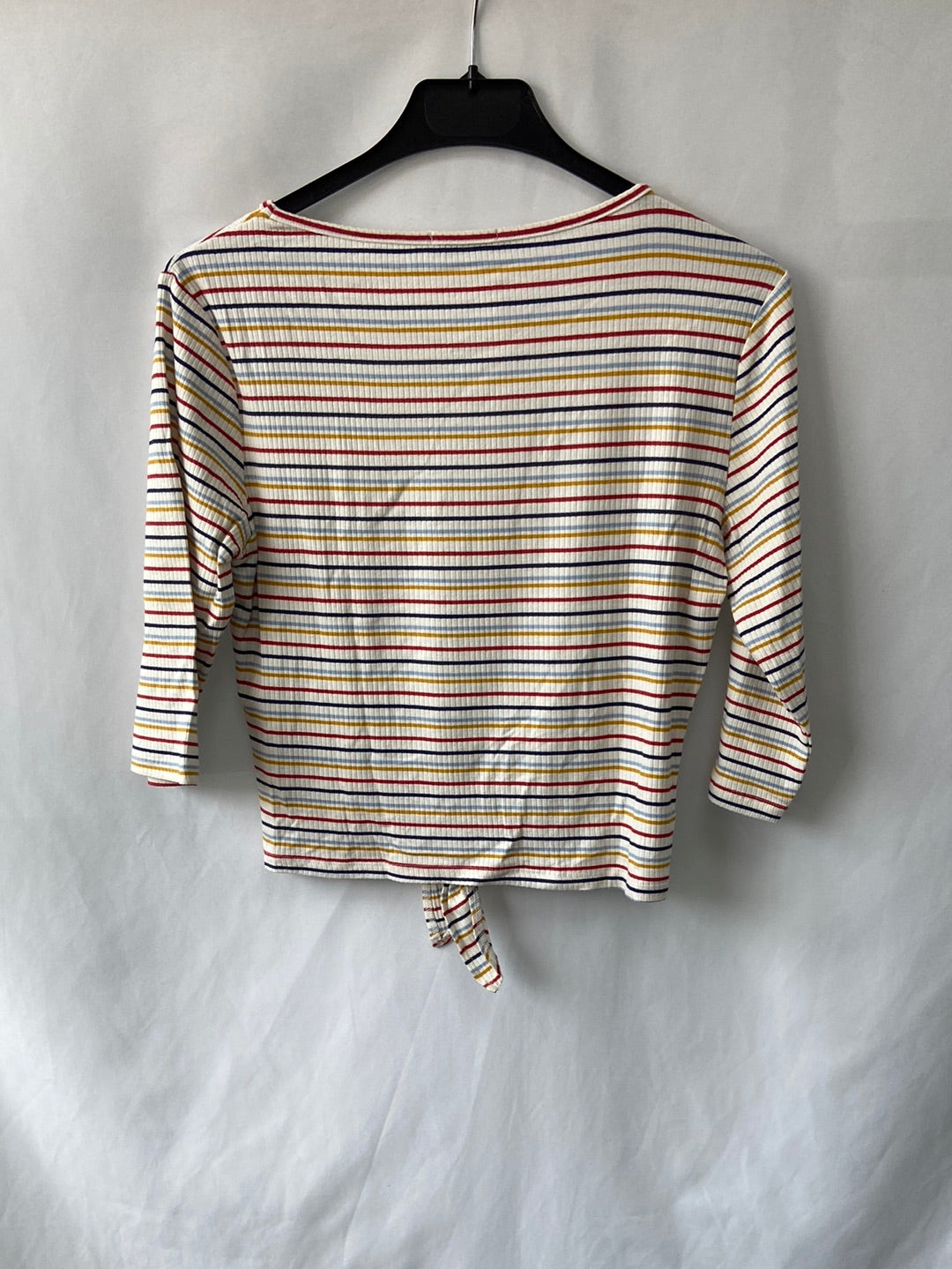 EASY WEAR.Top punto canalé rayas T.M