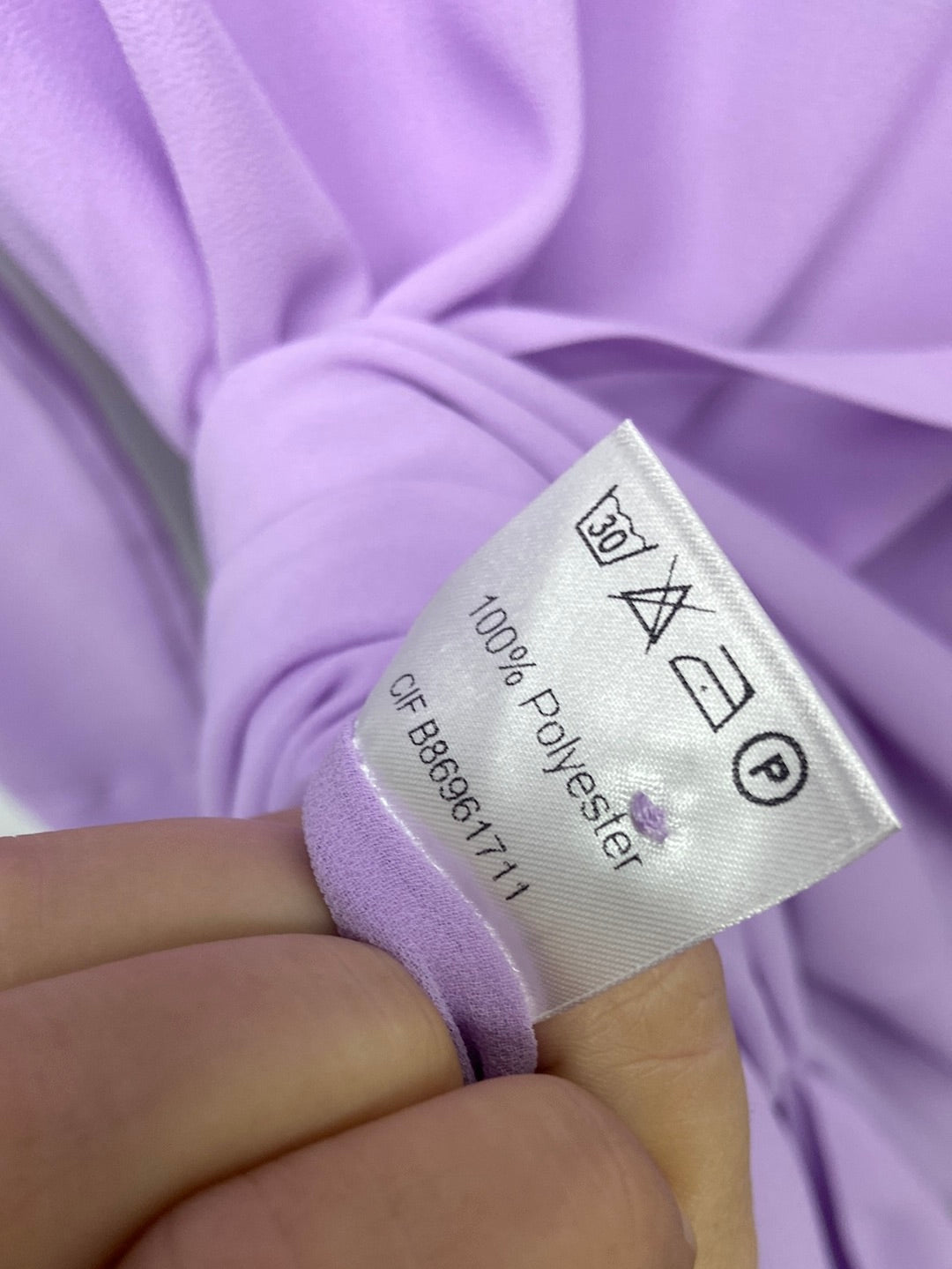 BIMANI. Vestido lila midi T.m