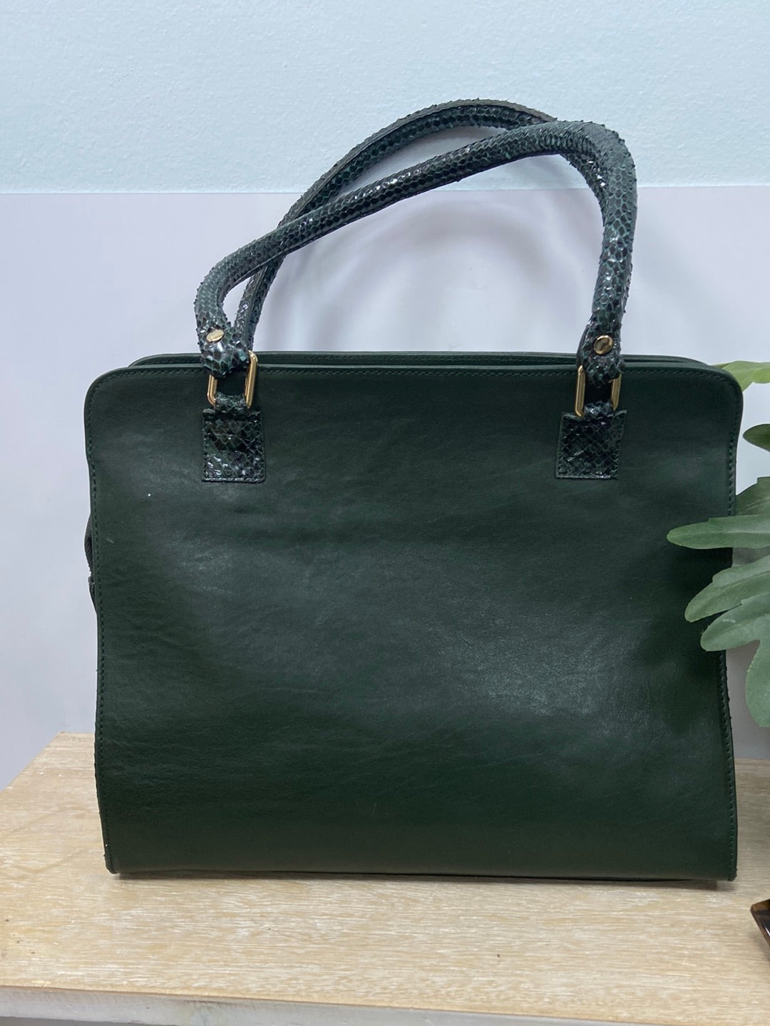 MY MARMOTT. Maxi green bag