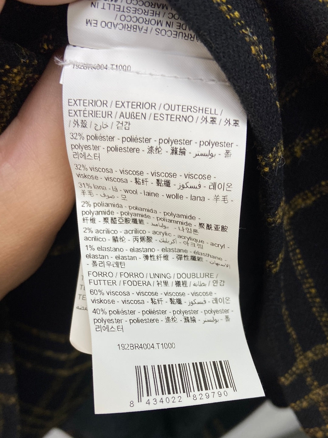 BIMBA Y LOLA. Checkered blazer S.40 (m)