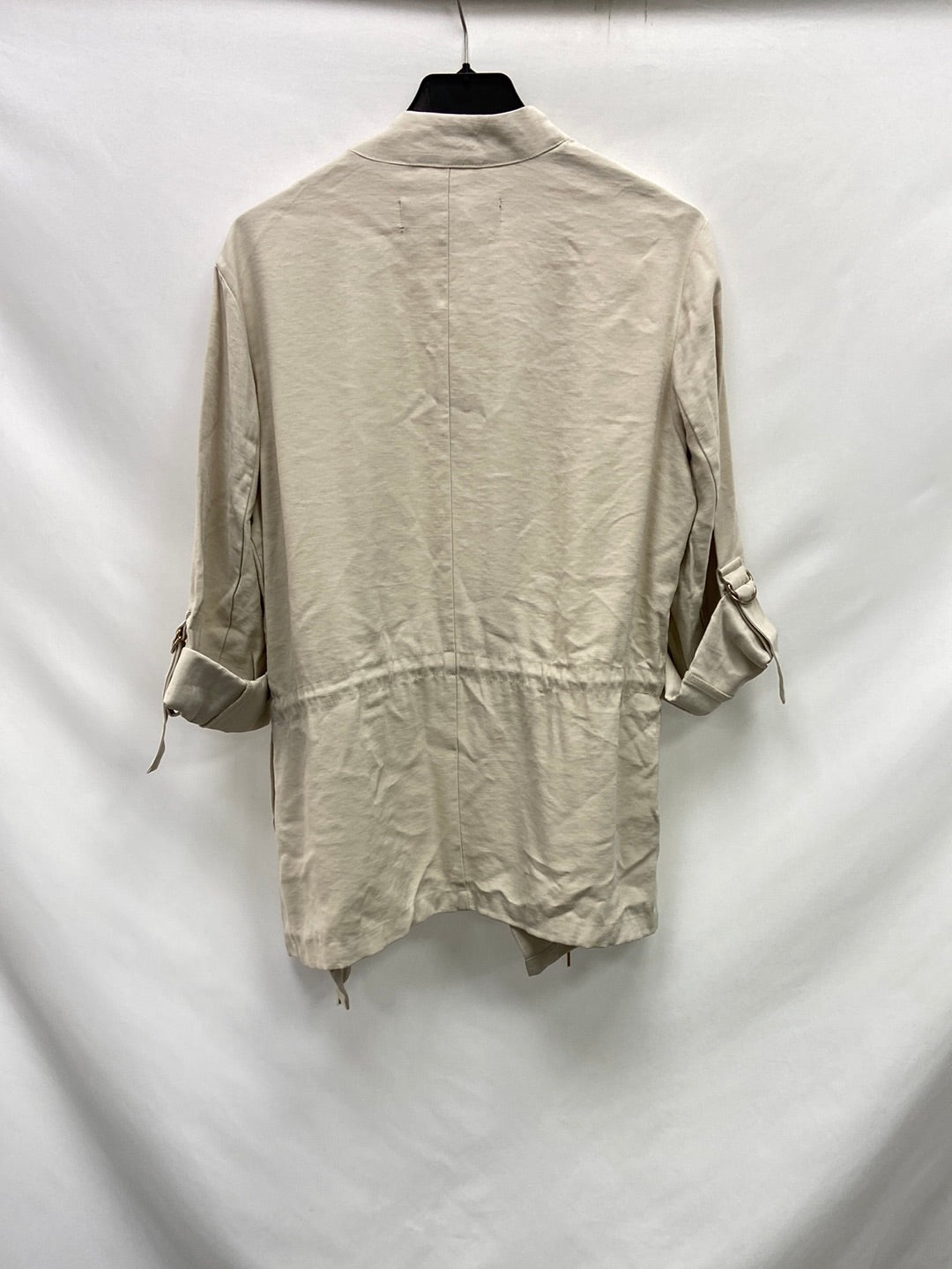 ZARA.Chaqueta fluida beige T.M