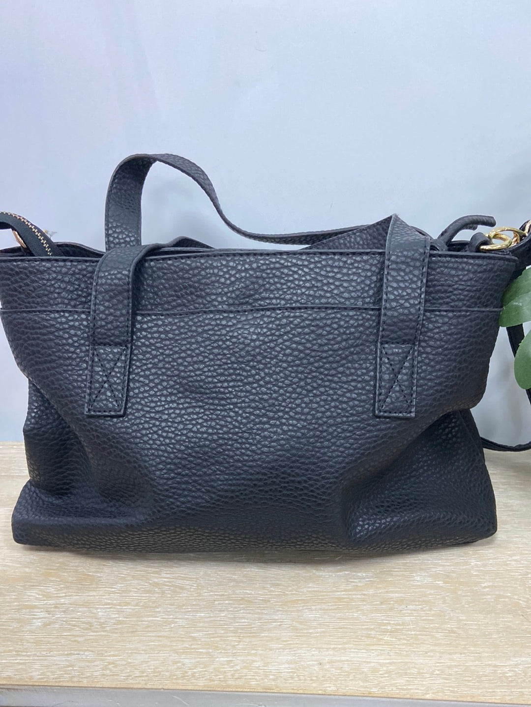 PRIMARK. Medium black faux leather bag