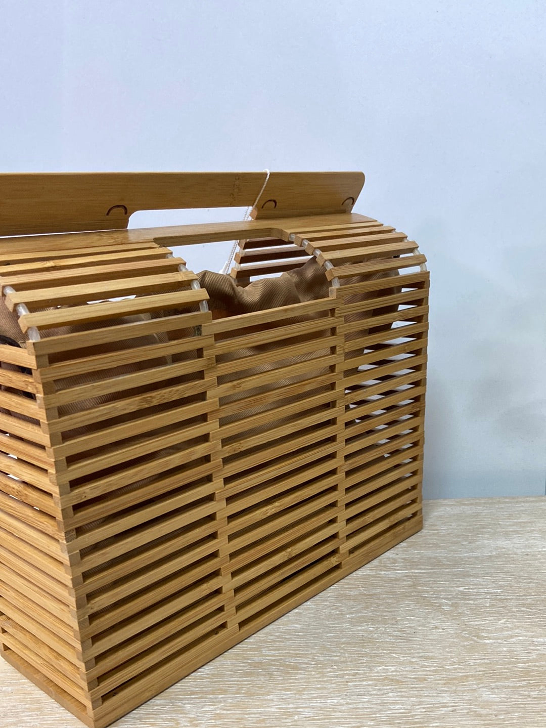 PACO MARTINEZ. Bolso madera