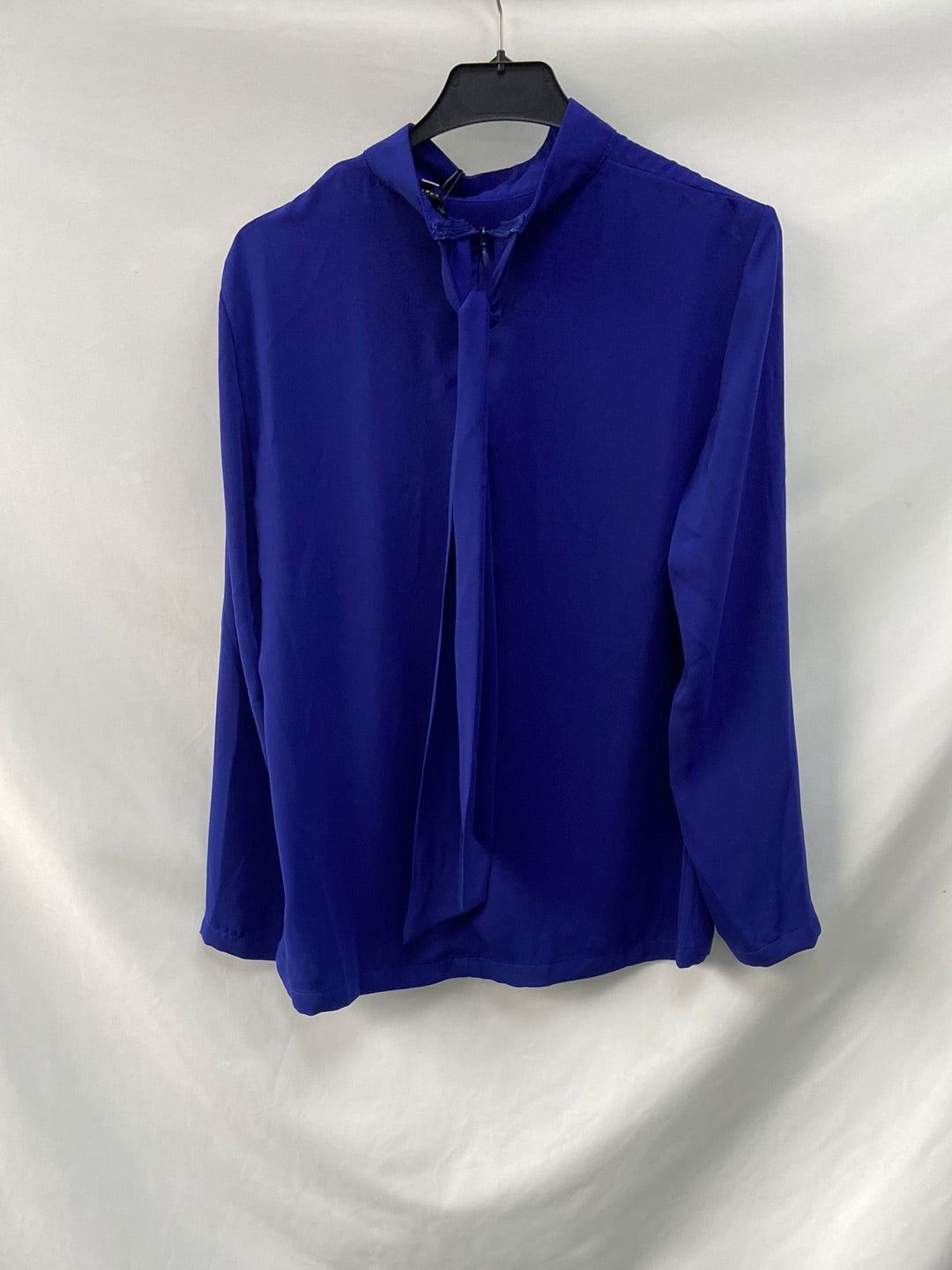 CORTEFIEL. Blue blouse with Perkins collar Ts
