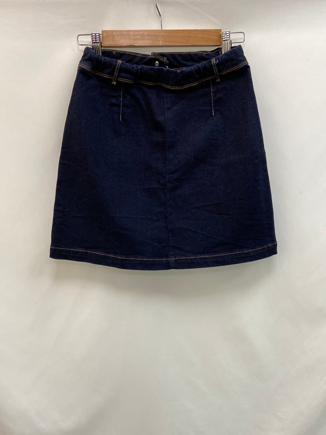 EASY WEAR. falda azul botones T.36