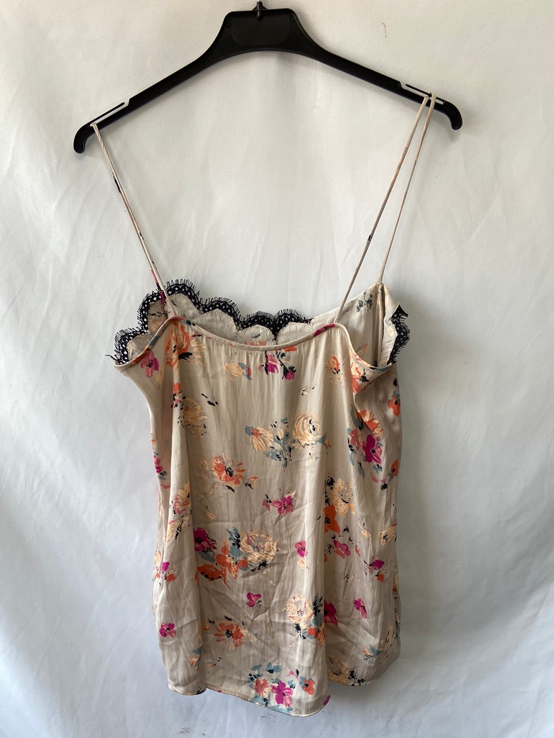 ZARA.Lencero nude flores T.s