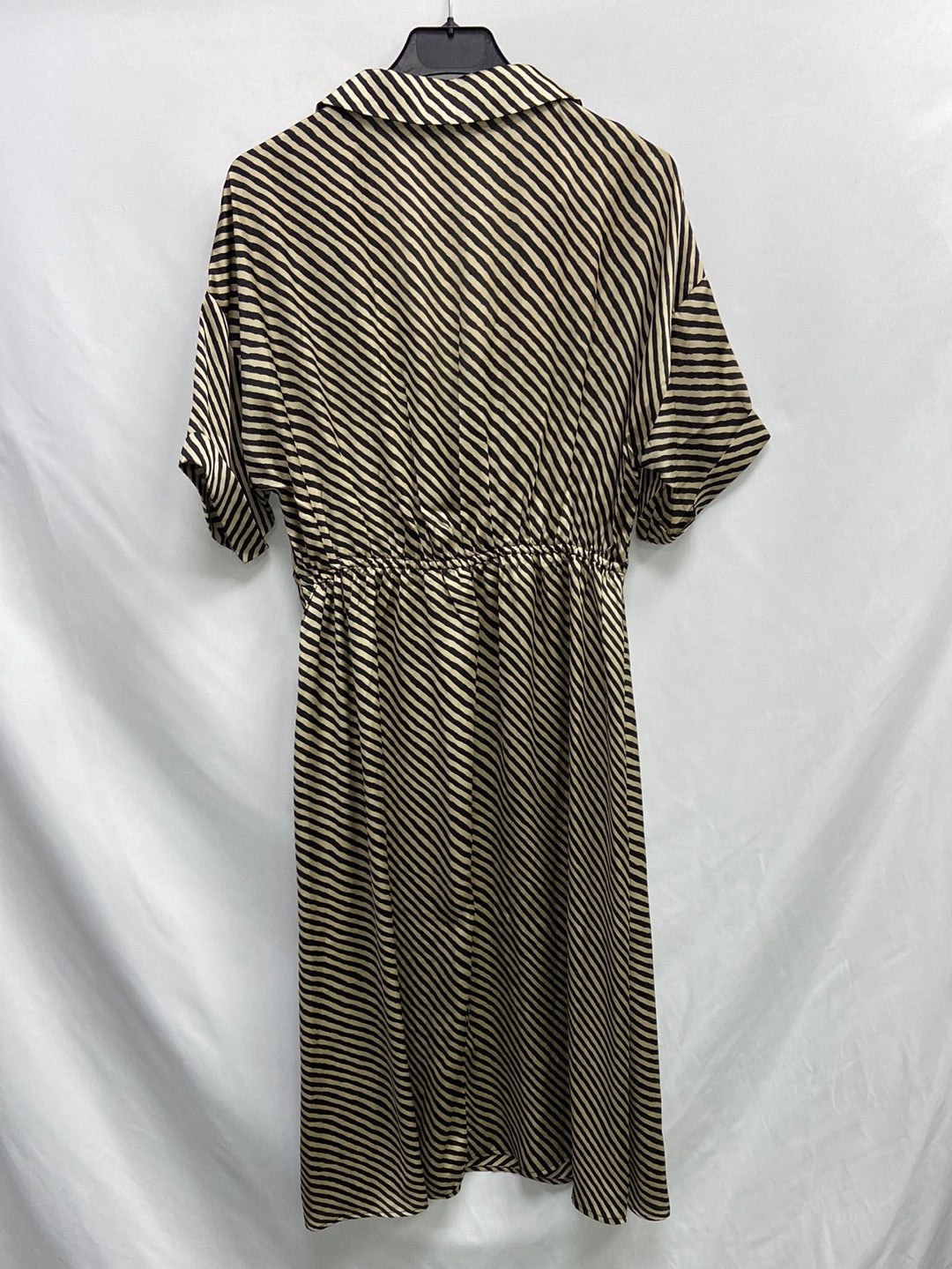 MANGO. Vestido midi rayas T.s