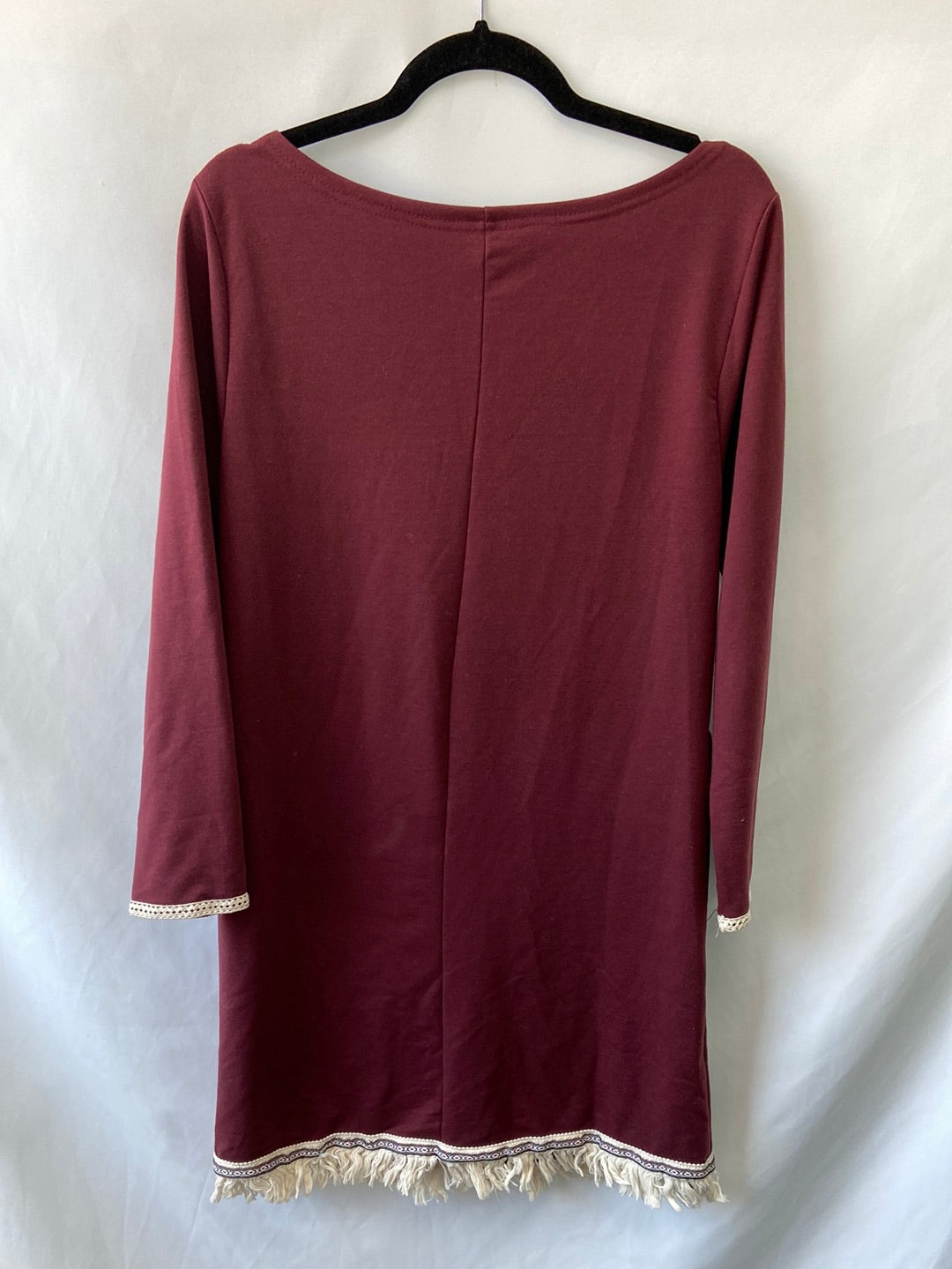 DODO. Vestido burdeos T.s/m