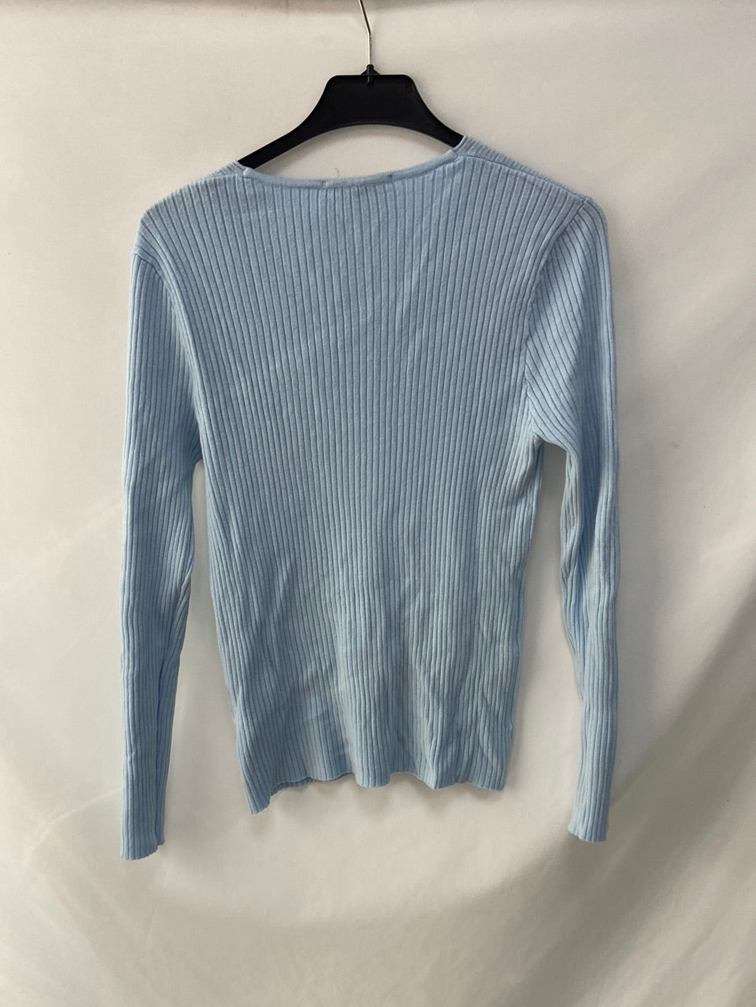 CAPPUCCINI. Jersey canalé azul T.44 (S/M)