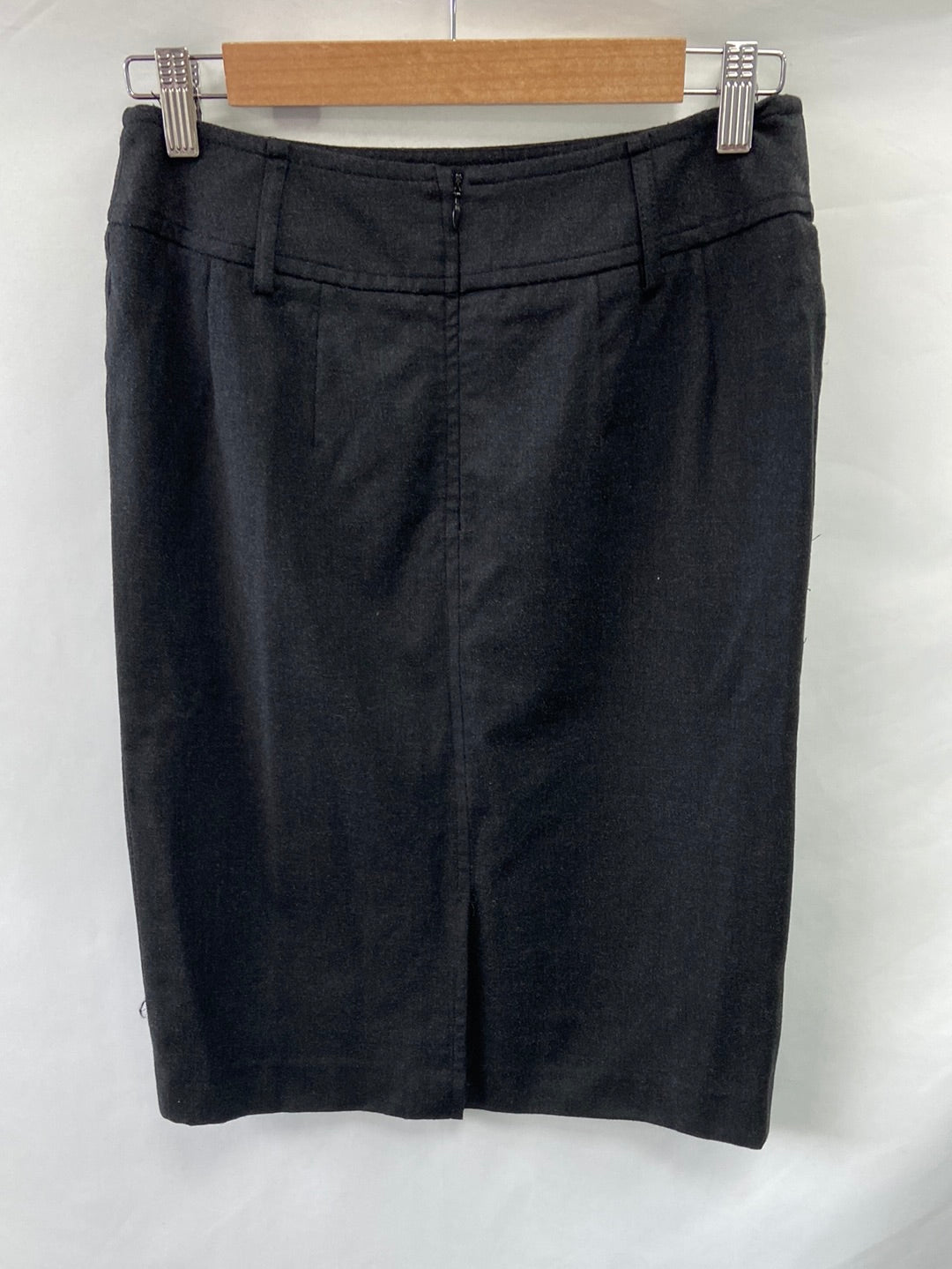 CLOTHCRAFT.Falda midi tubo gris vestir T.m