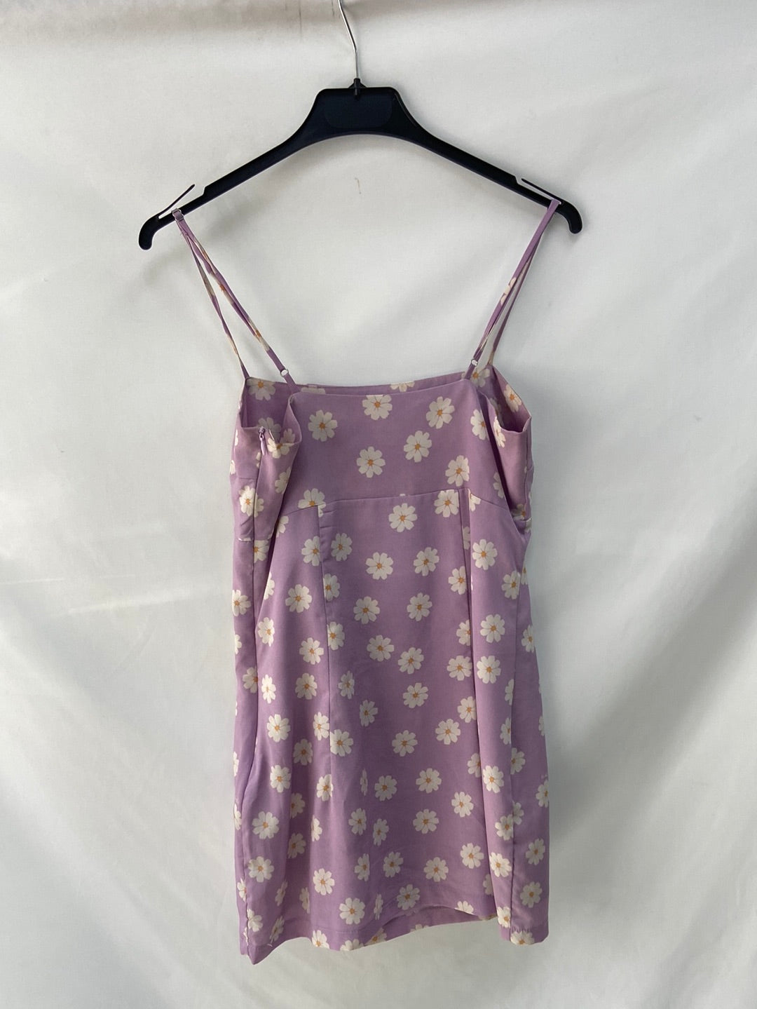 BRANDY MELVILLE.Vestido lila margaritas T.S