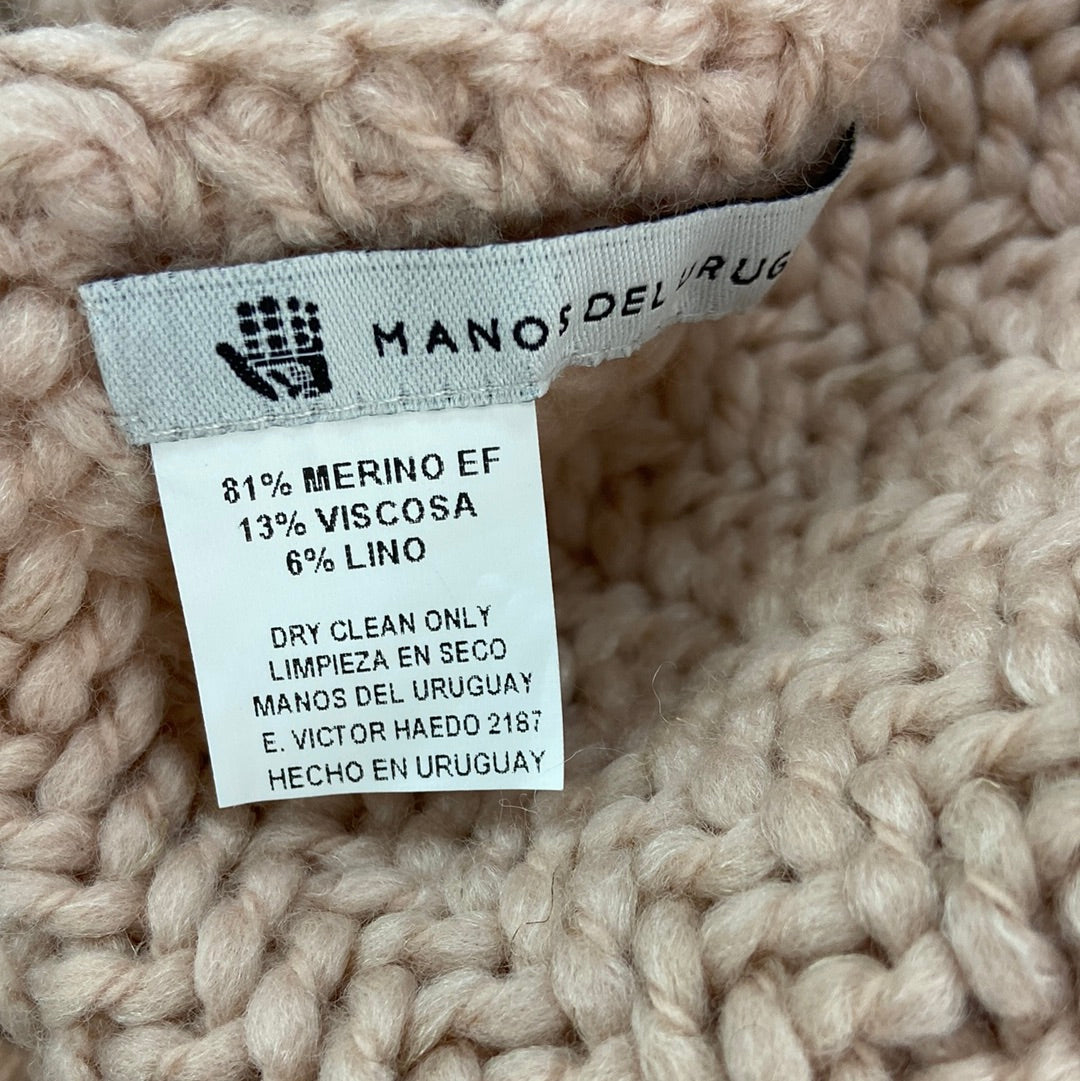 MANOS DEL URUGUAY.Poncho rosita TU