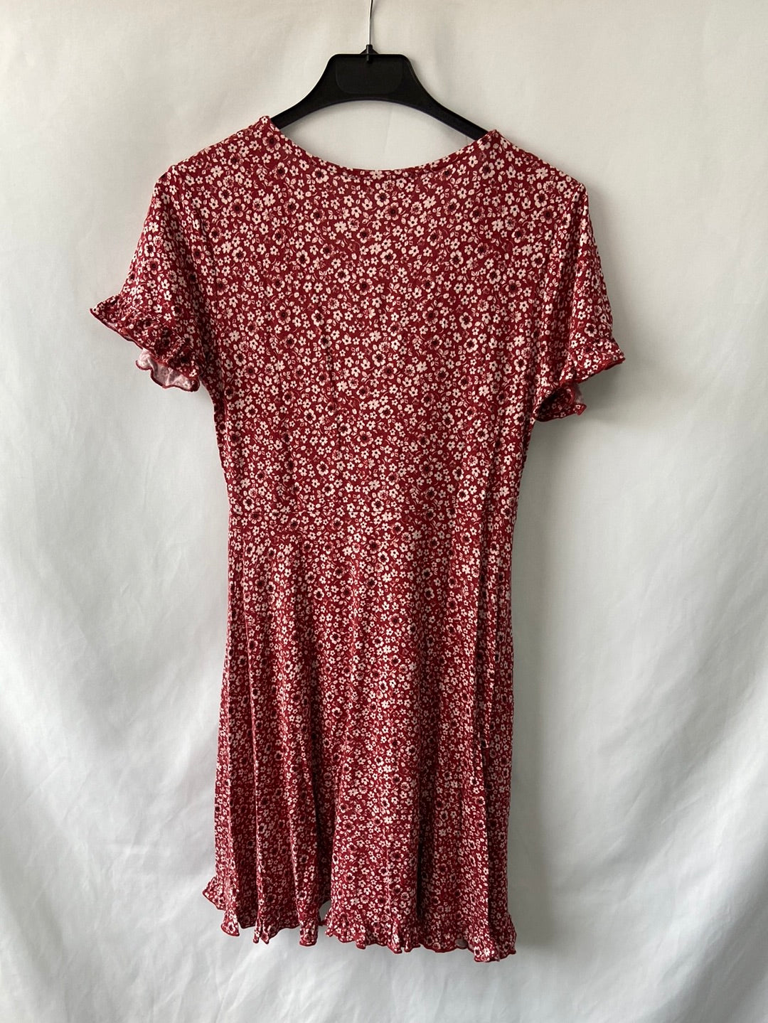 PULL&BEAR.Vestido corto flores T.M