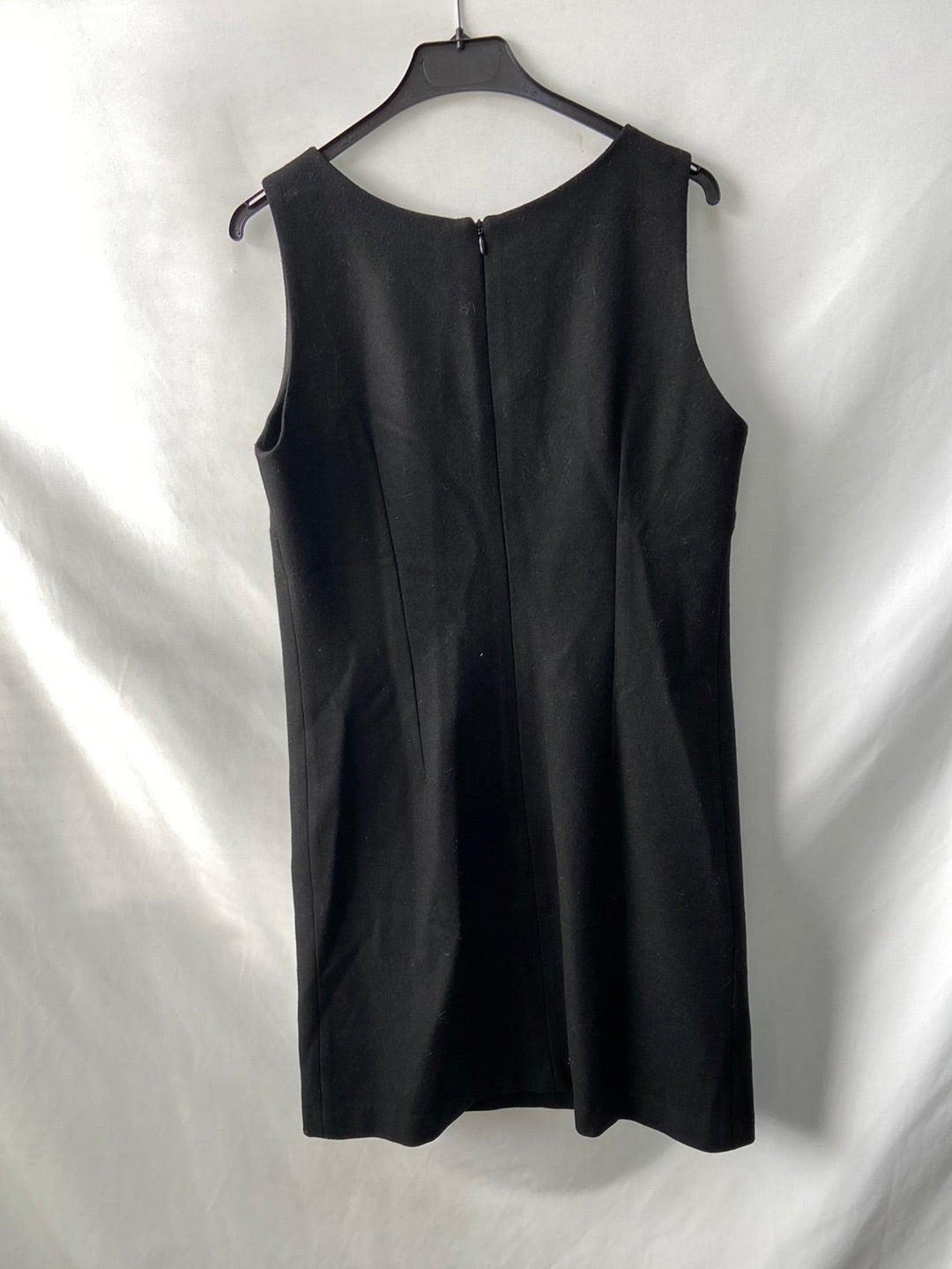JULILU. Vestido negro franela T.42