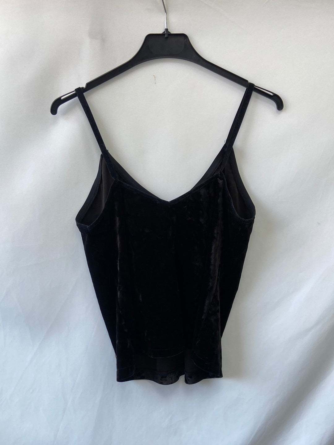 BROWNIE.Black velvet top TU (S)