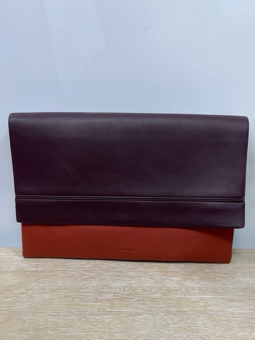 PARFOIS.Bolso de mano bicolor