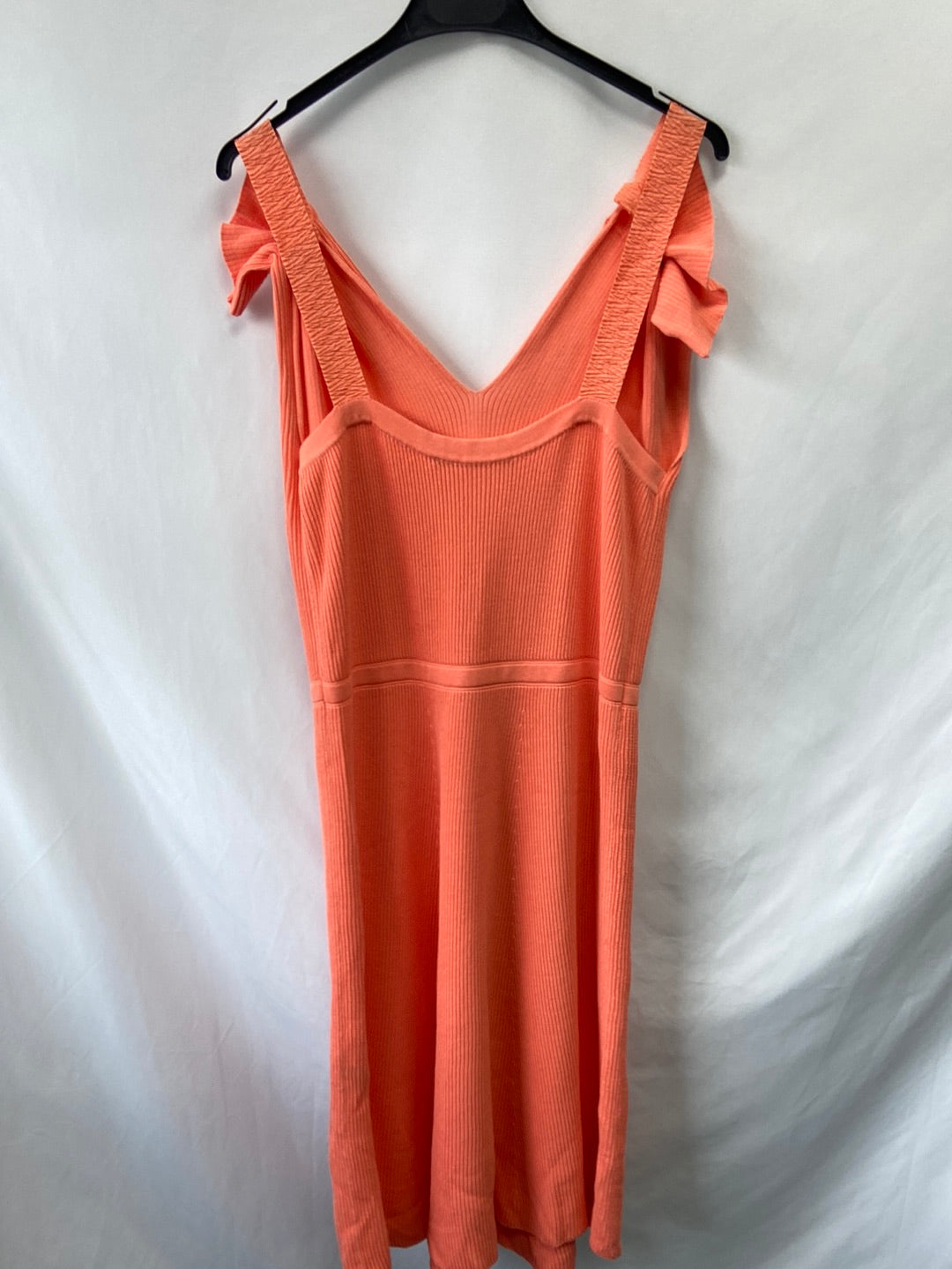 SITA MURT. Vestido punto naranja T.42