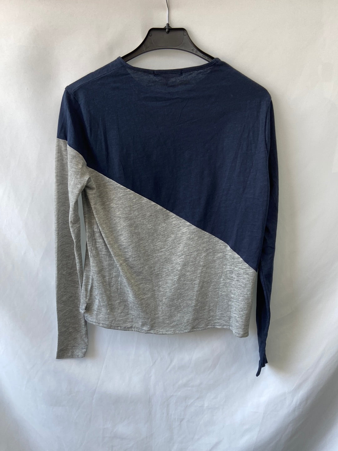 VALENTINA GARI. Gray and blue T.tu T-shirt