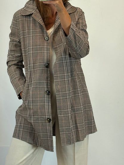 YERSE. Chaqueta cuadros ligera. T S