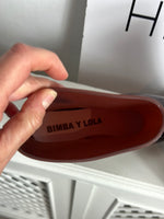 BIMBA&LOLA. botines de agua marrones T.l(38)