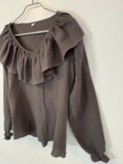 ODYSSEY. Brown swimsuit. TS