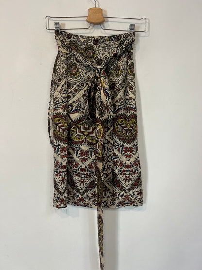 OTRAS. Falda midi cruzada T.u(s/m)