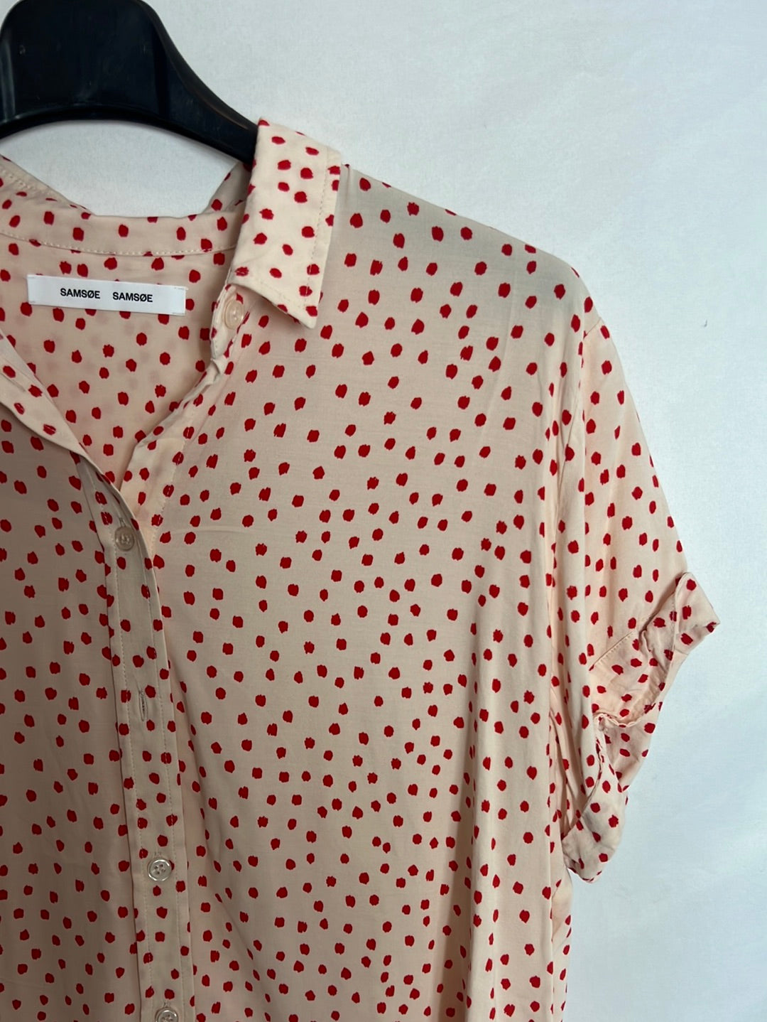 SAMSOE SAMSOE. Light pink printed blouse. TS