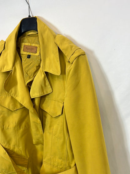 MASSIMO DUTTI. Ts waterproof pistachio parka
