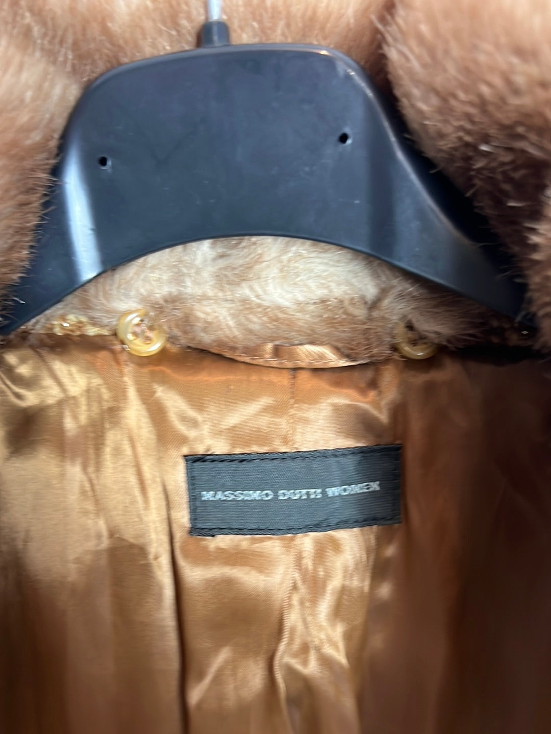 MASSIMO DUTTI. Abrigo jaspeado camel T.u(S) TARA