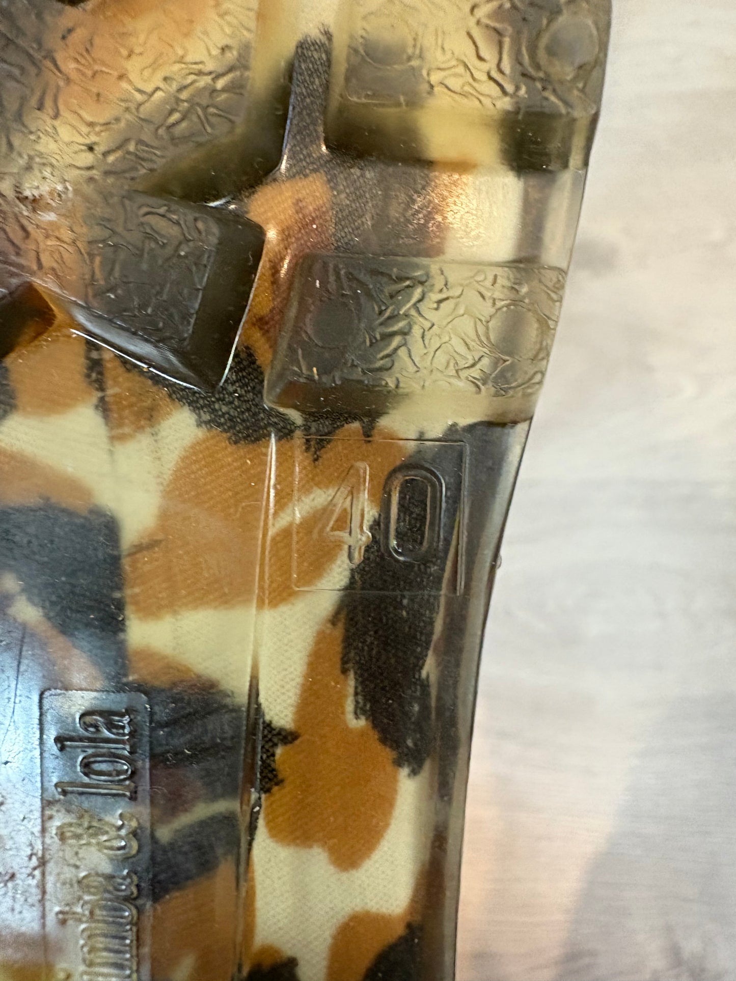 BIMBA Y LOLA . Botas de agua camuflaje. T 40