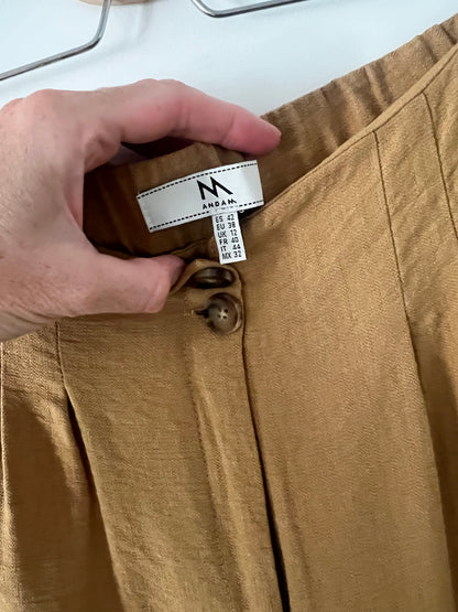 ZARA. Long brown dress TM