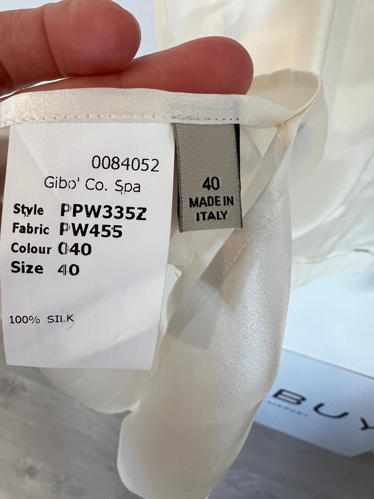 PAUL SMITH. Top seda estampado flores. T 40