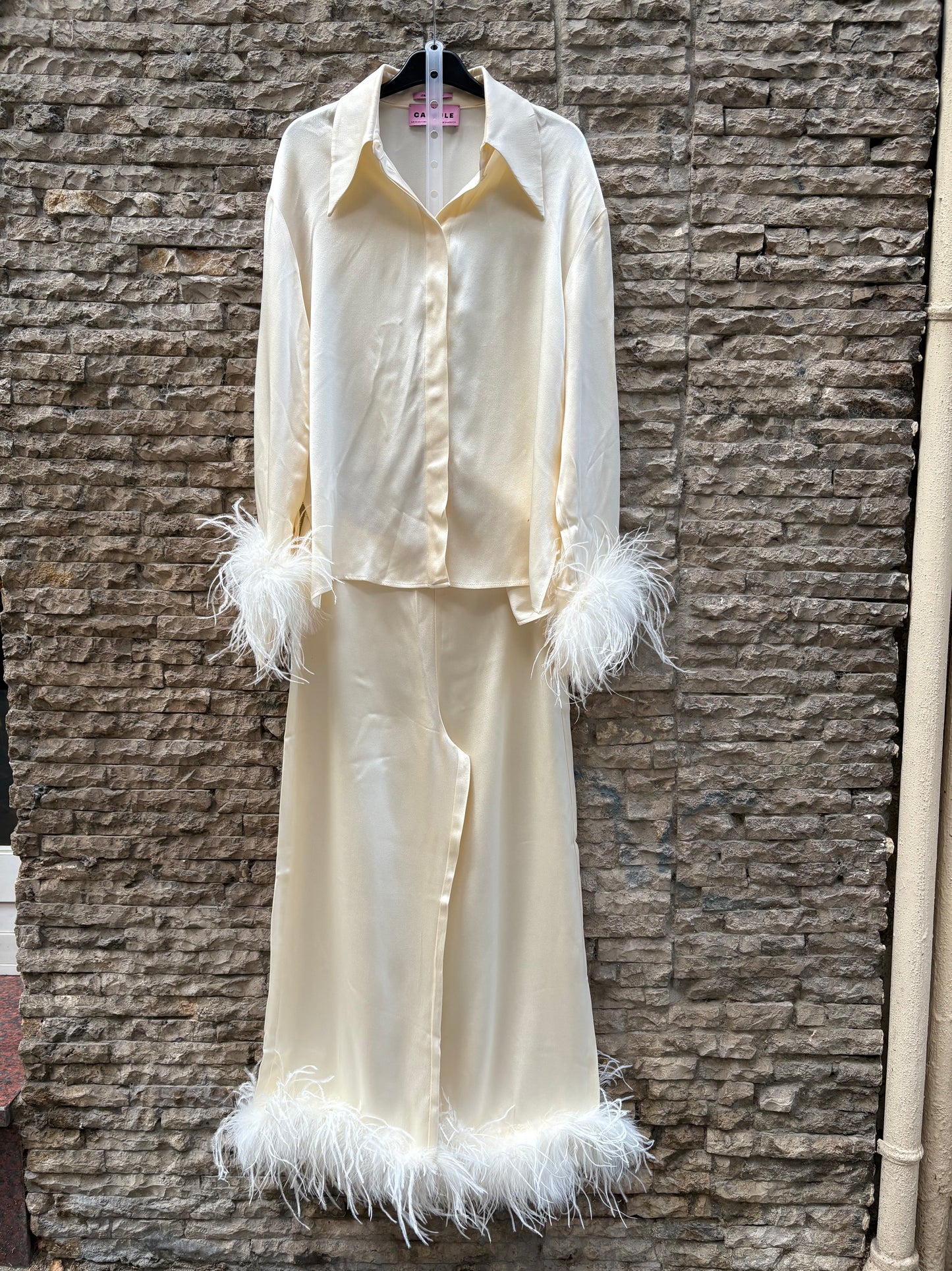 ZARA. Jacket with mottled gray wool. TS